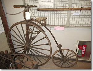 写真：明治時代の自転車