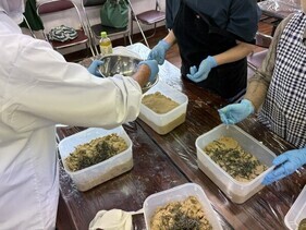 ぬか床造り体験講座写真