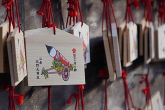 北野天神社の絵馬の写真