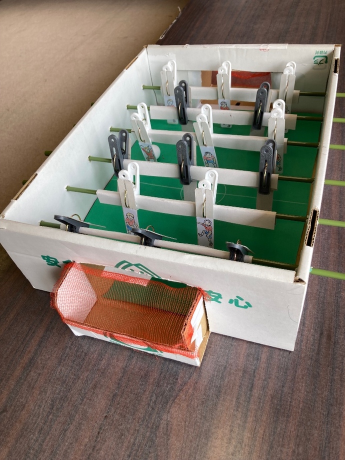 サッカーゲームのおもちゃの写真