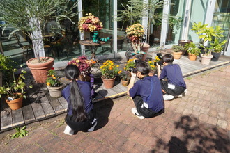 職場体験の様子