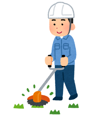 刈払機(草刈機)の 作業中の事故に注意!
